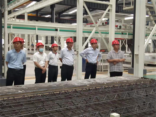 2021年6月18日东岳集团领导一行莅临湖南万众筑工科技有限公司视察