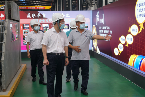 2021-8-27张家界市市委书记刘革安莅临张家界万众实业集团有限公司指导工作